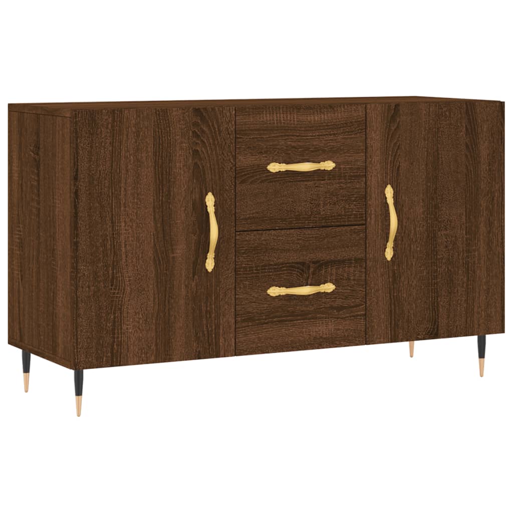 vidaXL Buffet chêne marron 100x36x60 cm bois d'ingénierie