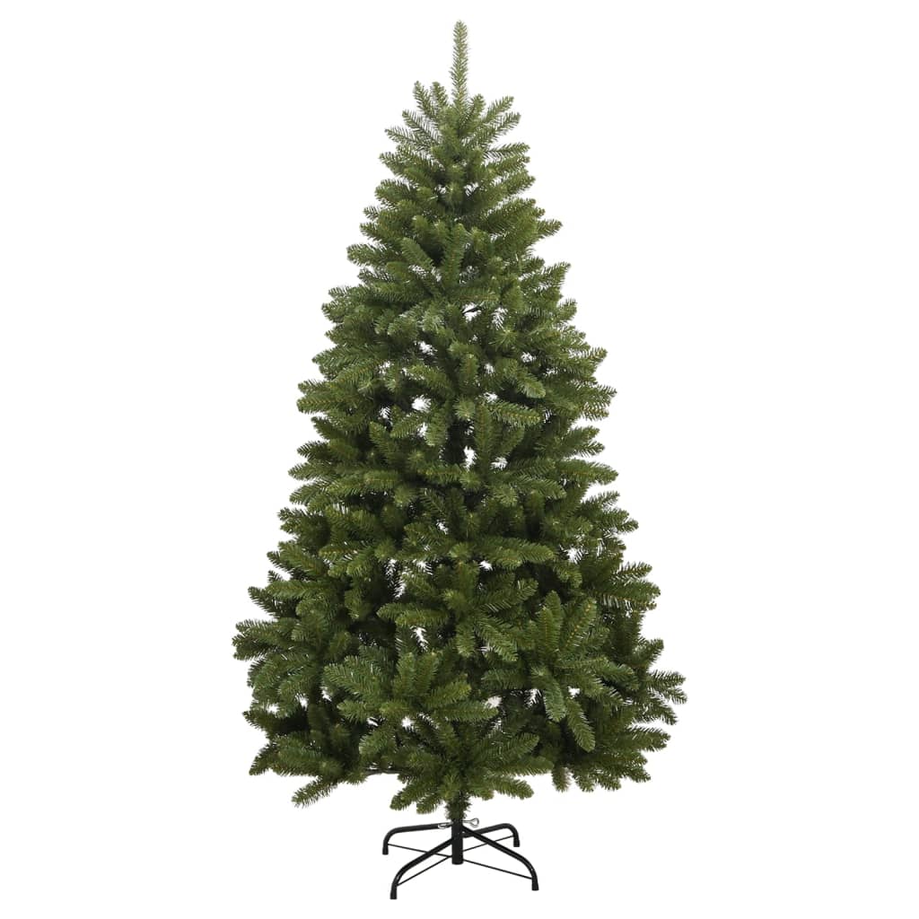 vidaXL Sapin de Noël artificiel articulé 300 LED et boules 180 cm