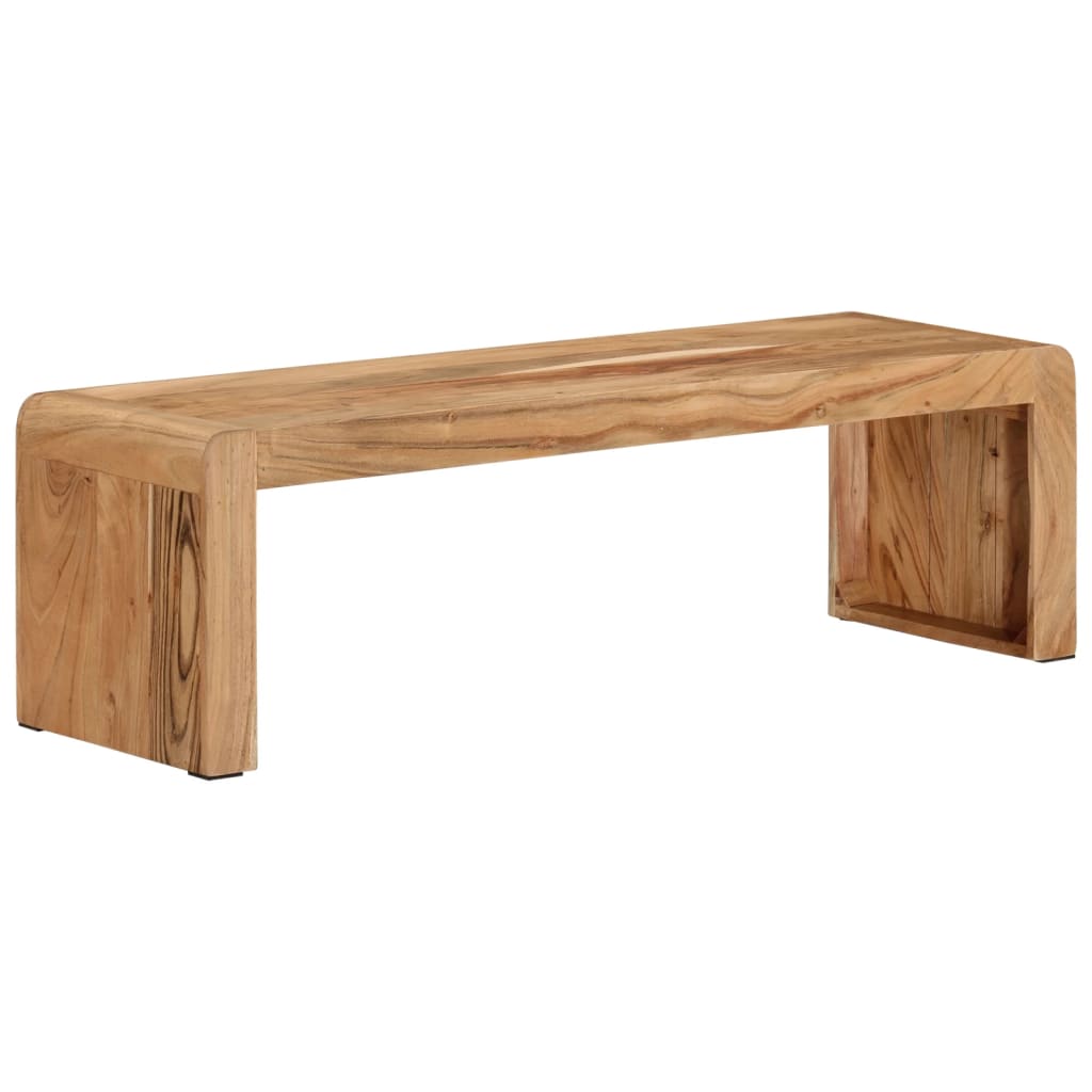 vidaXL Meuble TV 110x33x33 cm bois d'acacia massif