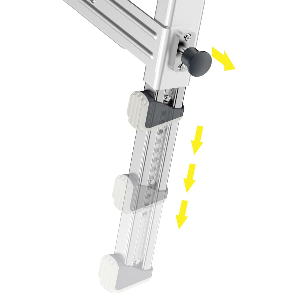 Hailo Plateforme d'escalier TP1 Aluminium