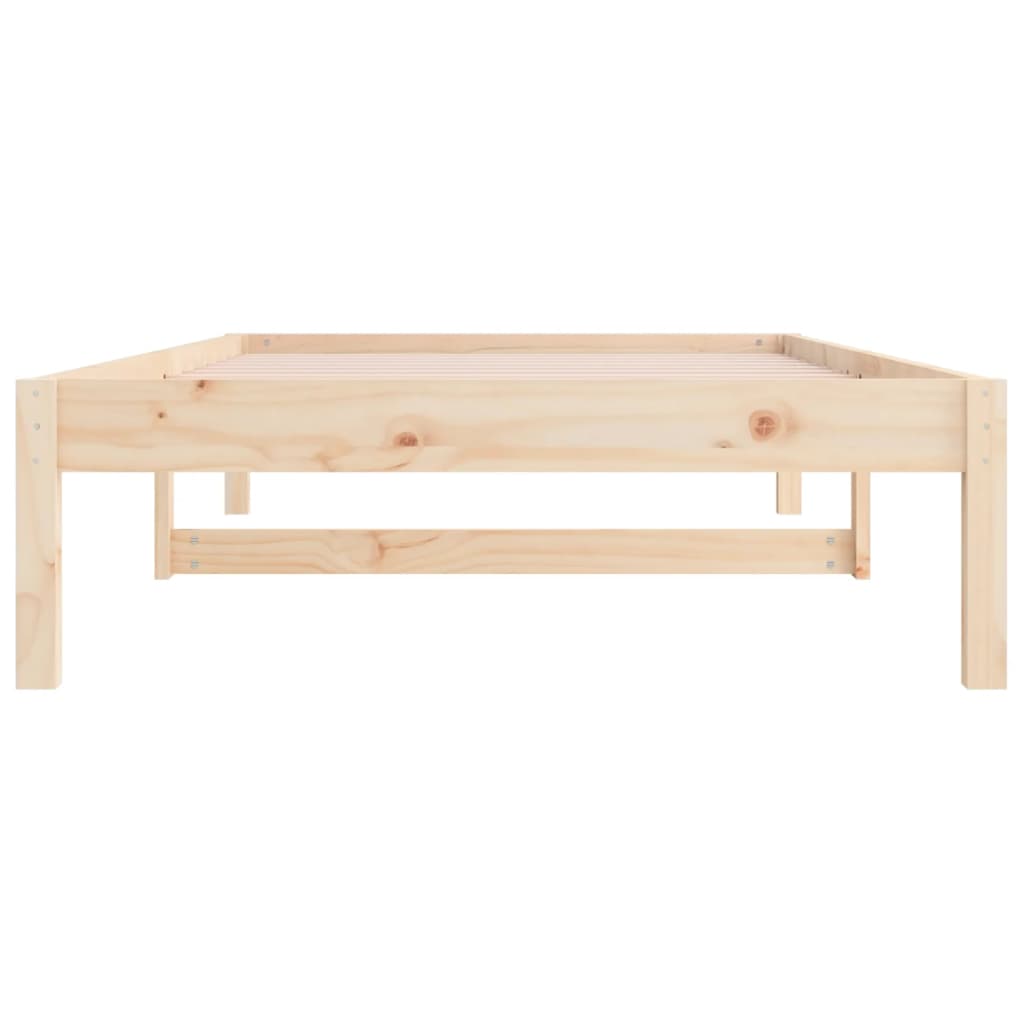 vidaXL Lit de jour sans matelas 90x190 cm bois de pin massif