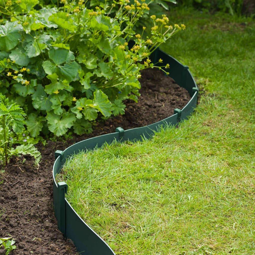 Nature Arête de bordure de jardin 0,15x10 m vert