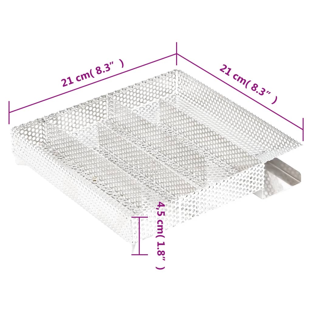 vidaXL Fumoir à four à BBQ générateur de fumée froide acier galvanisé