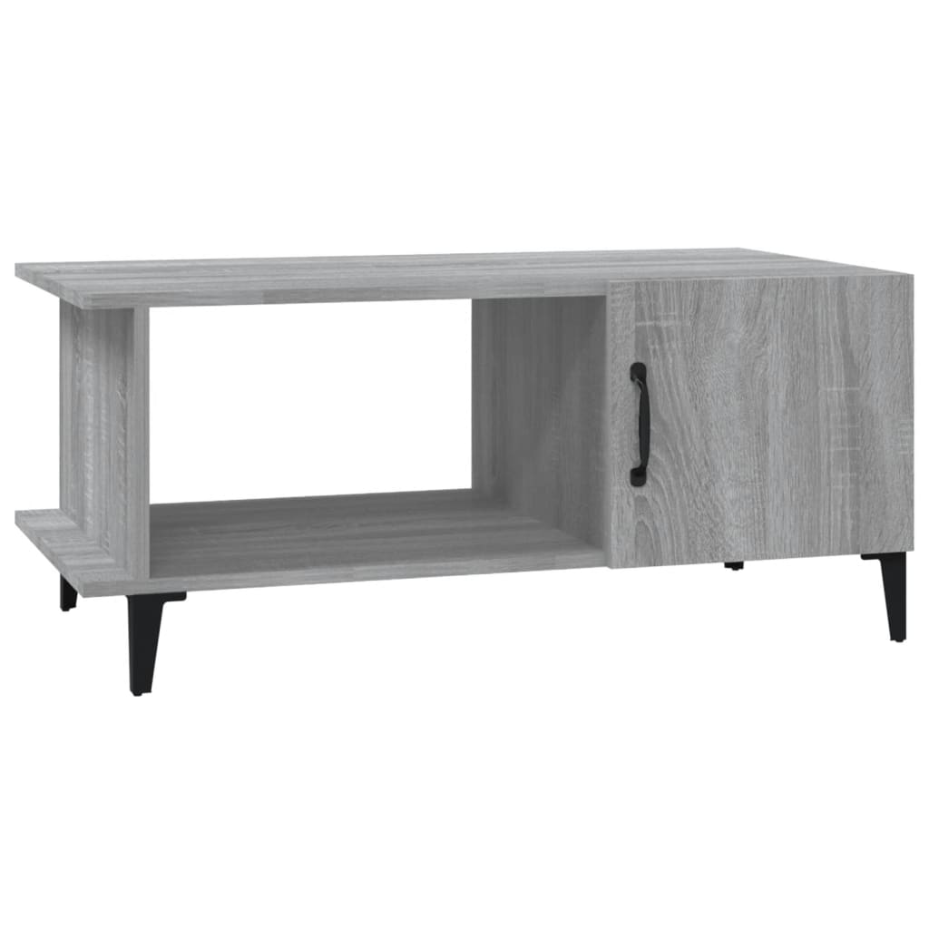 vidaXL Table basse Sonoma gris 90x50x40 cm Bois d'ingénierie