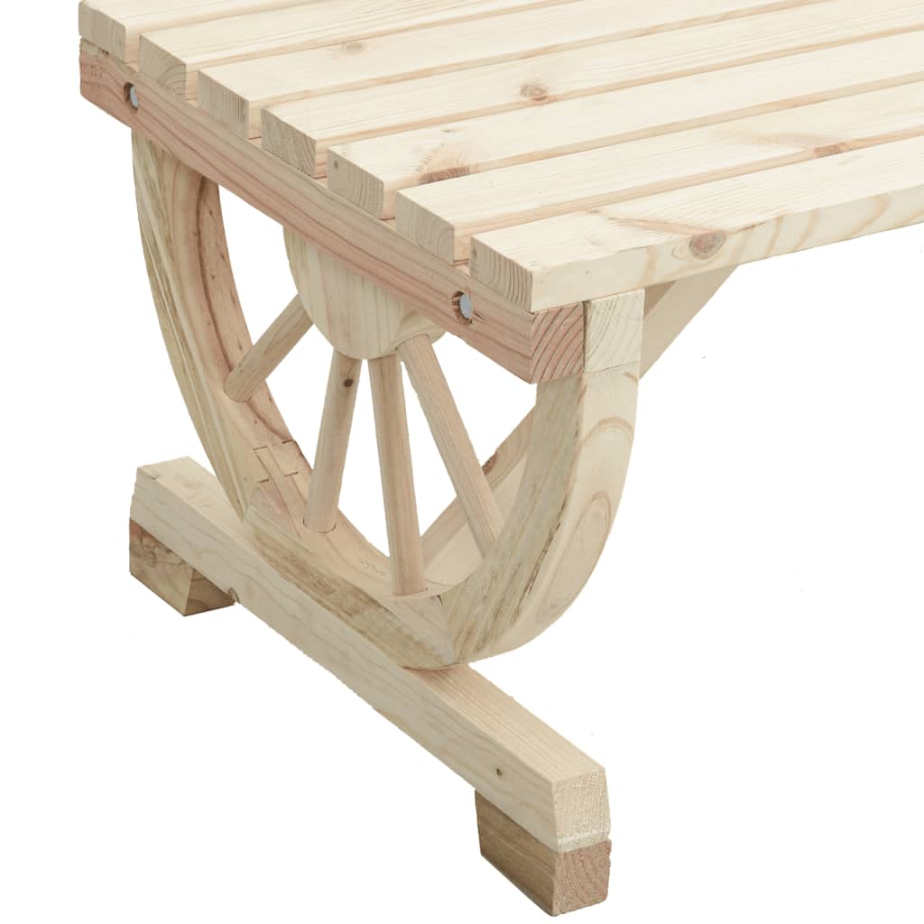 vidaXL Table de jardin 115x55x65 cm bois de sapin massif