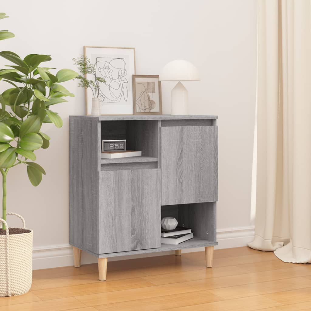 vidaXL Buffet Sonoma gris 60x35x70 cm Bois d'ingénierie