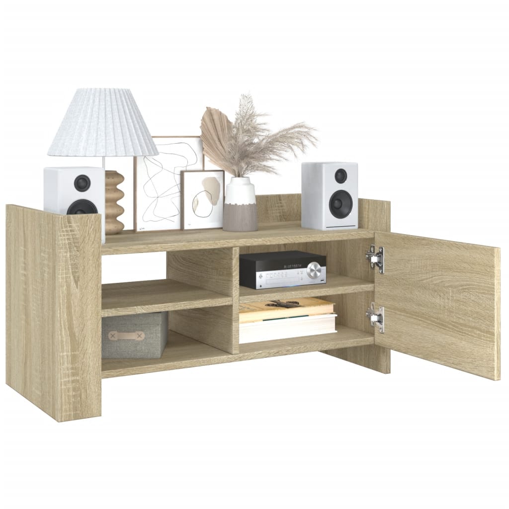 vidaXL Meuble TV chêne sonoma 80x35x40 cm bois d'ingénierie