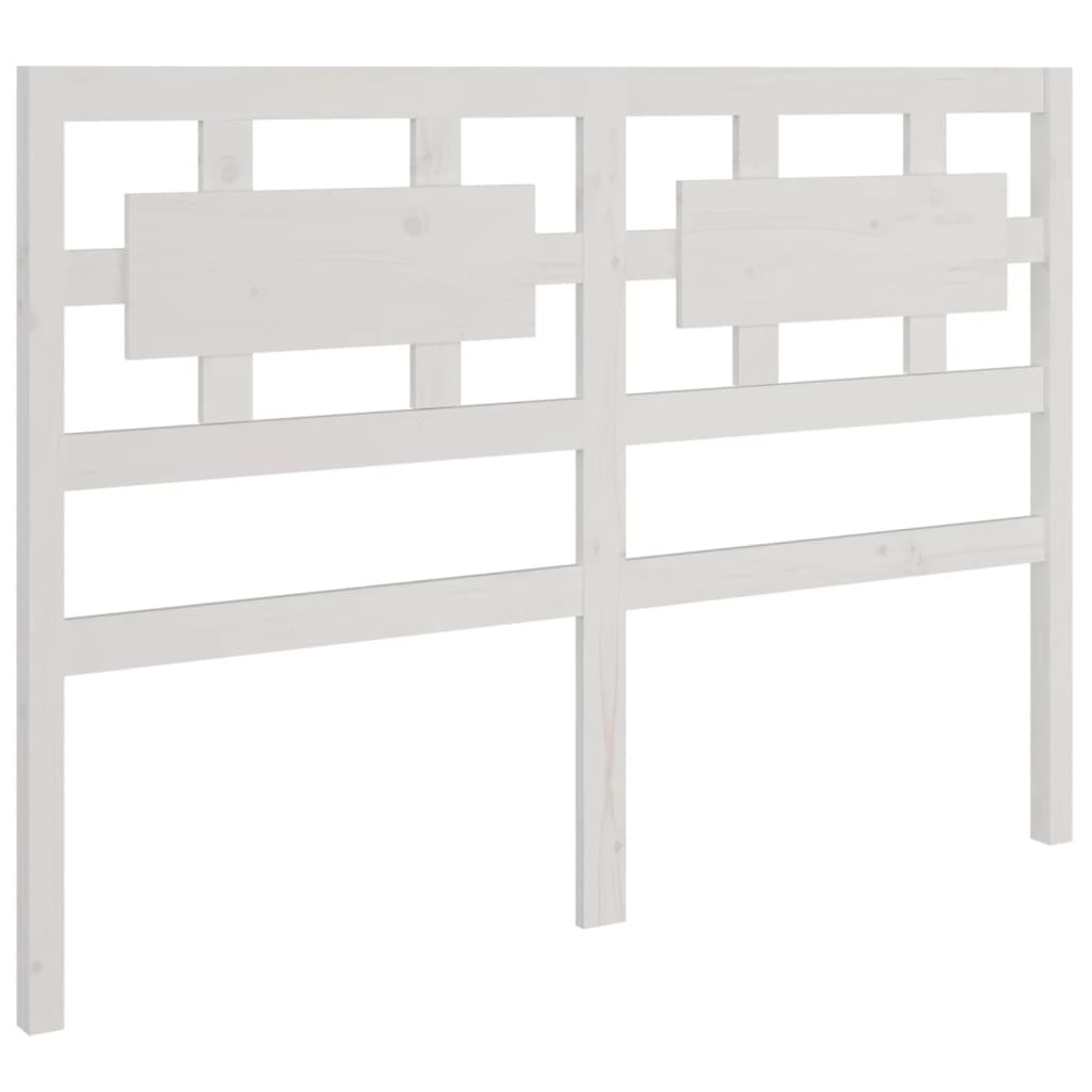 vidaXL Tête de lit blanc 155,5x4x100 cm bois massif de pin