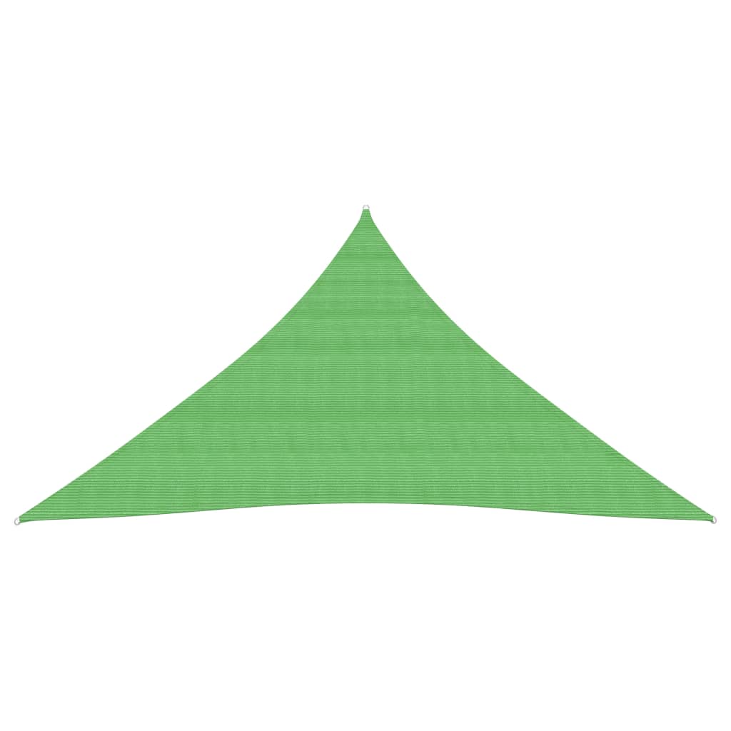 vidaXL Voile d'ombrage 160 g/m² Vert clair 5x6x6 m PEHD