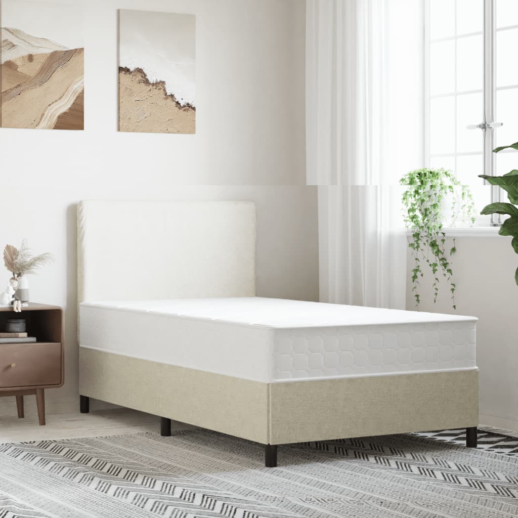 vidaXL Matelas à ressorts ensachés dureté moyenne 120x200 cm