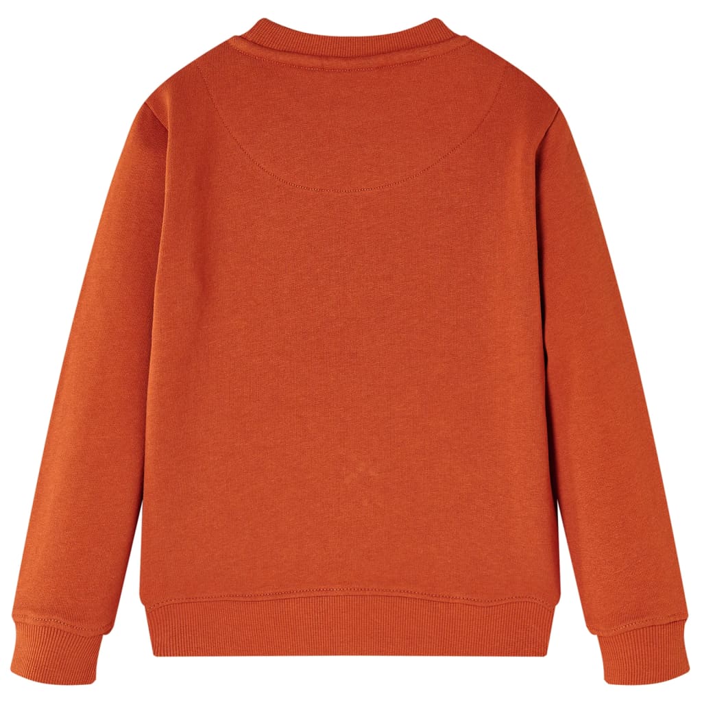 Sweat-shirt pour enfants rouillé clair 116