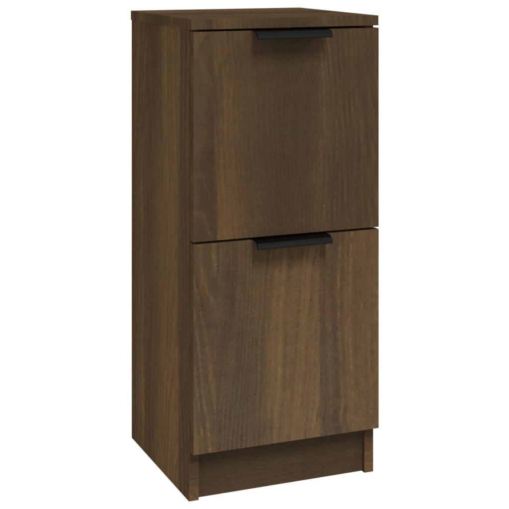 vidaXL Buffet Chêne marron 30x30x70 cm Bois d'ingénierie