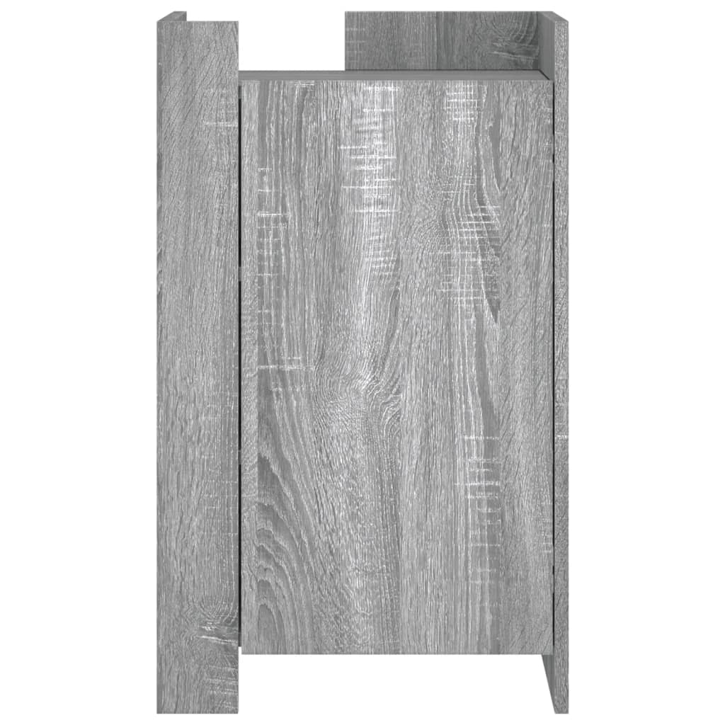 vidaXL Buffet sonoma gris 45x35x75 cm Bois d'ingénierie