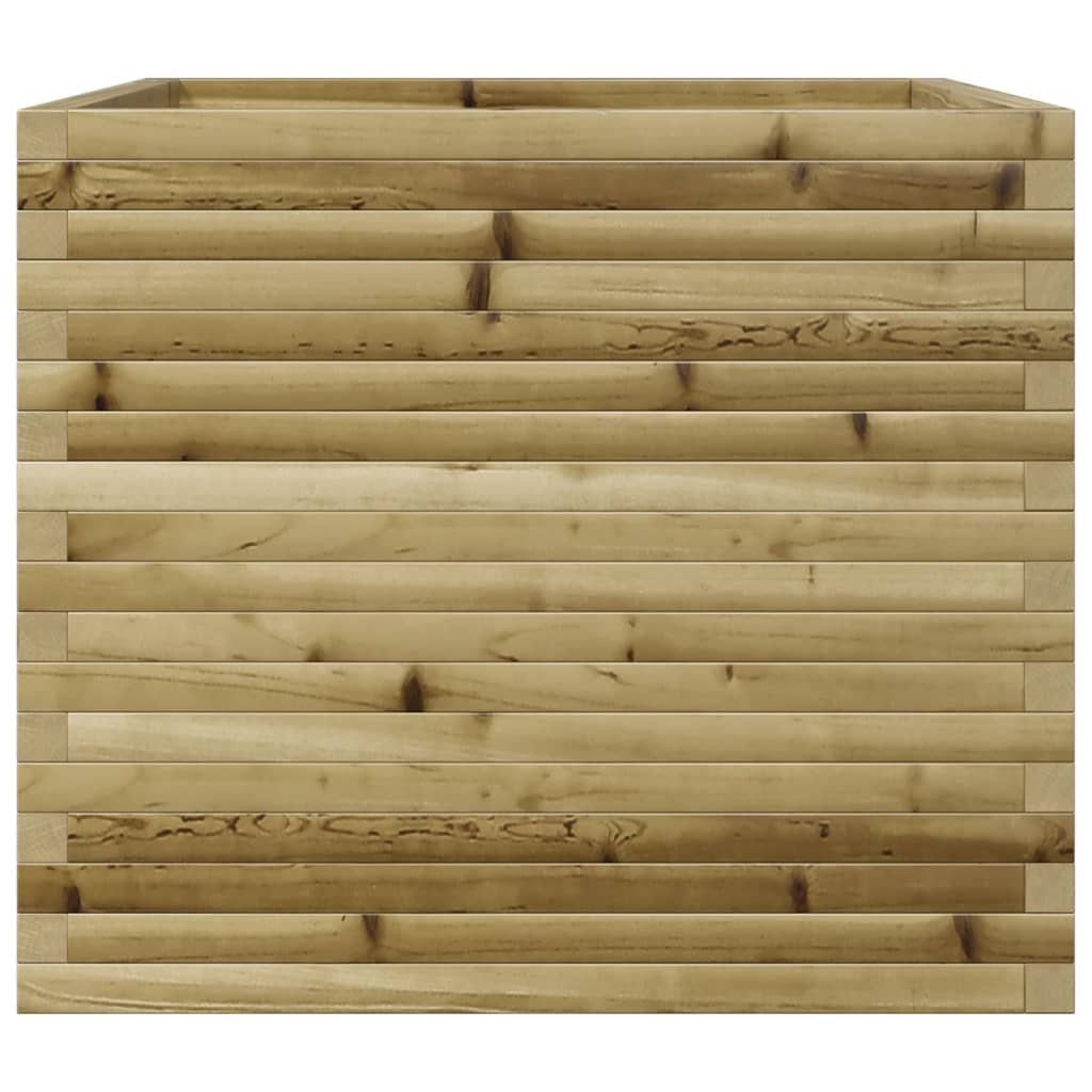 vidaXL Jardinière 80x80x68,5 cm bois de pin imprégné