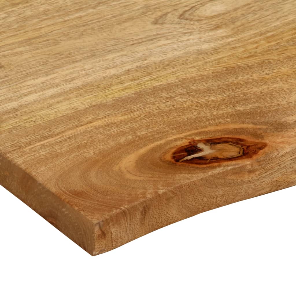 vidaXL Dessus de table à bord vivant 100x60x2,5cm bois massif manguier