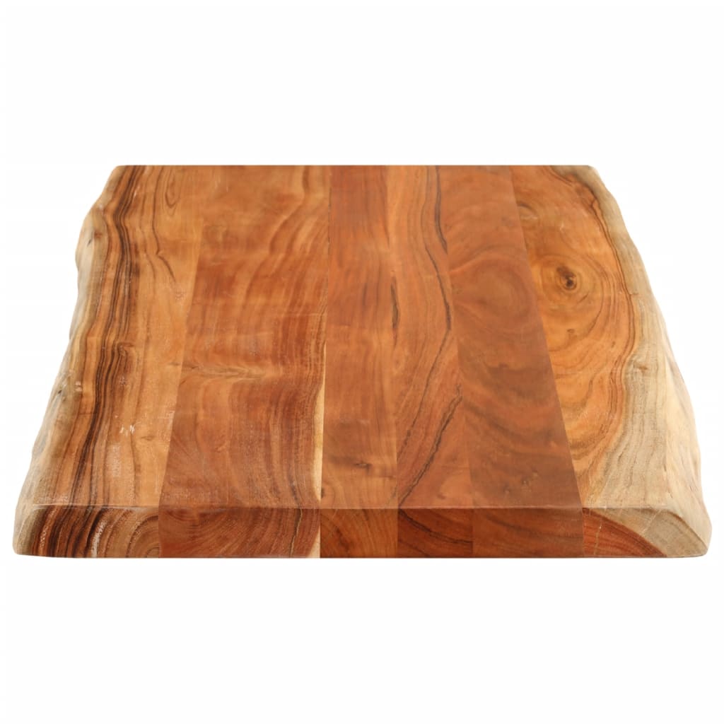 vidaXL Dessus de table 100x60x2,5cm rectangulaire bois massif d'acacia