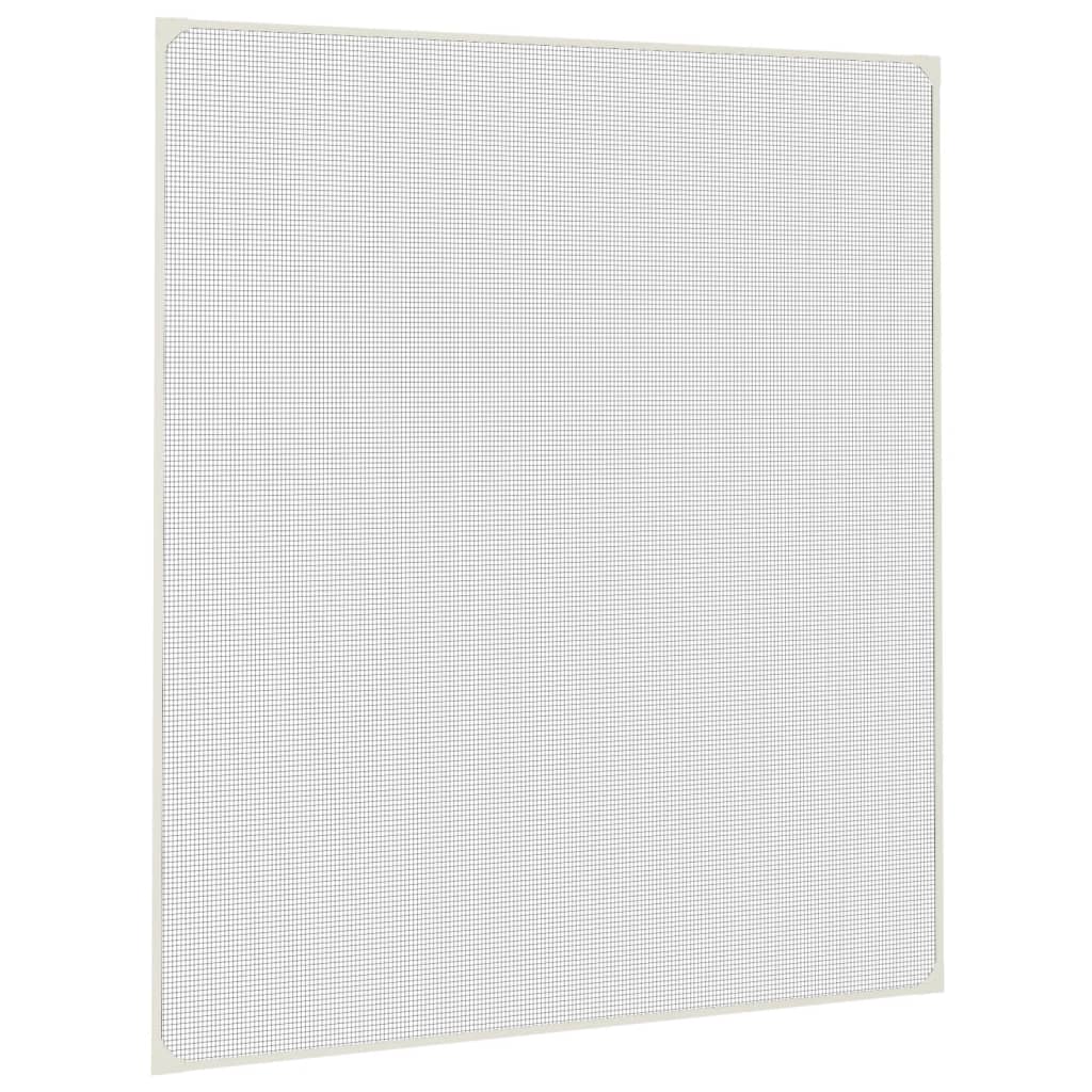 vidaXL Moustiquaire magnétique pour fenêtres blanc 120x140 cm