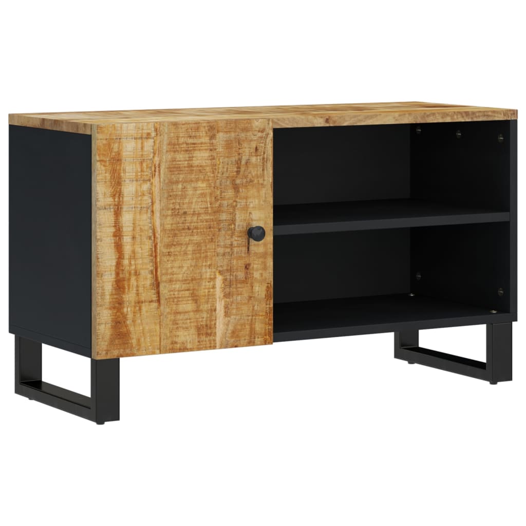 vidaXL Meuble TV 80x33x46 cm bois de manguier et d'ingénierie