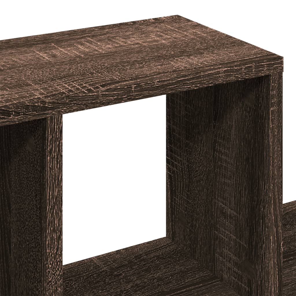 vidaXL Étagère murale chêne marron 100x20x53 cm bois d'ingénierie