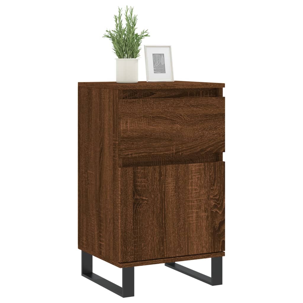 vidaXL Buffet chêne marron 40x35x70 cm bois d'ingénierie