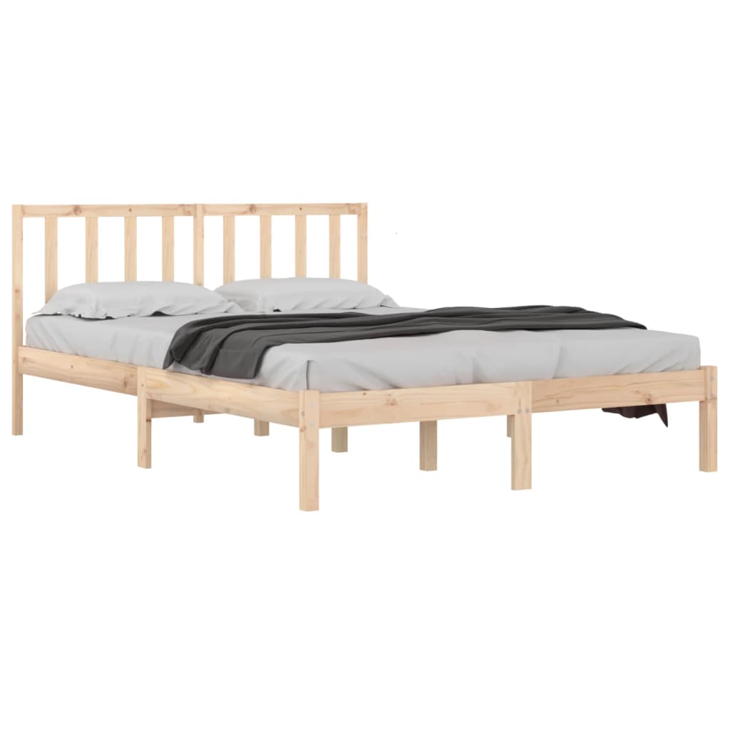 vidaXL Cadre de lit sans matelas bois massif de pin 180x200 cm