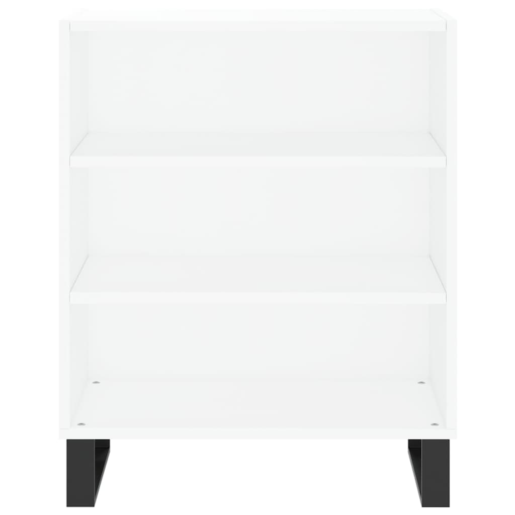 vidaXL Buffet blanc 57x35x70 cm bois d’ingénierie