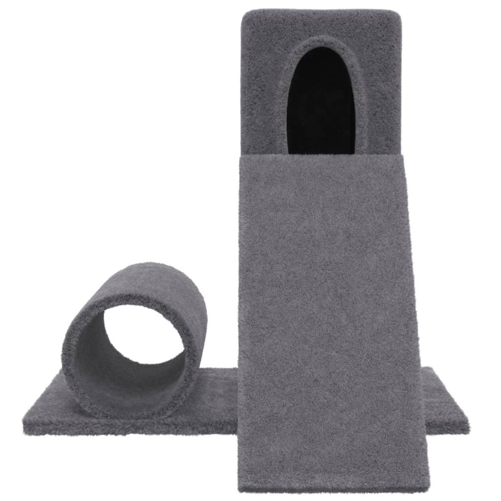 vidaXL Arbre à chat avec griffoir en sisal Gris foncé 59 cm