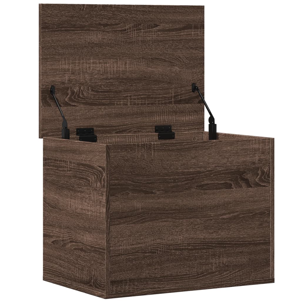 vidaXL Boîte de rangement chêne marron 60x42x46 cm bois d'ingénierie