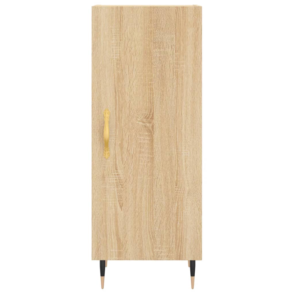 vidaXL Buffet haut Chêne sonoma 34,5x34x180 cm Bois d'ingénierie