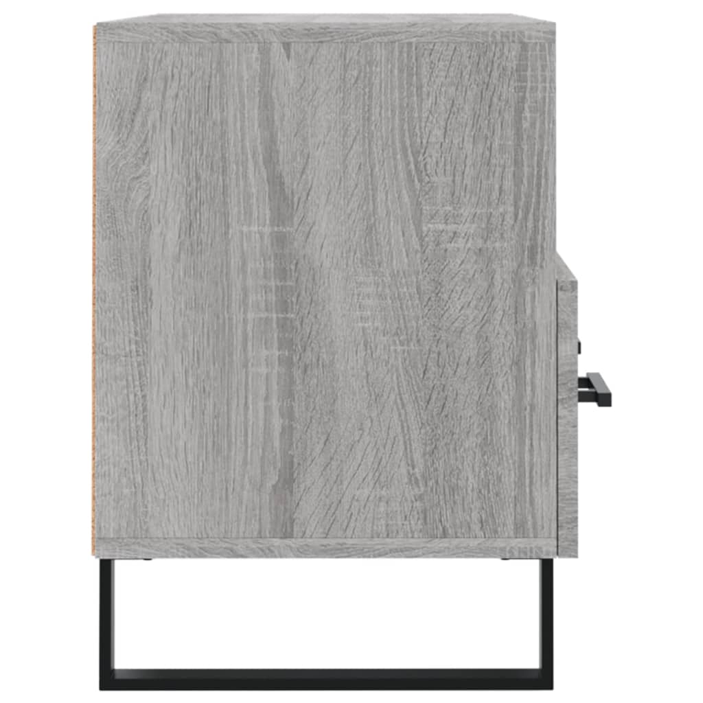 vidaXL Meuble TV Sonoma gris 80x36x50 cm Bois d'ingénierie