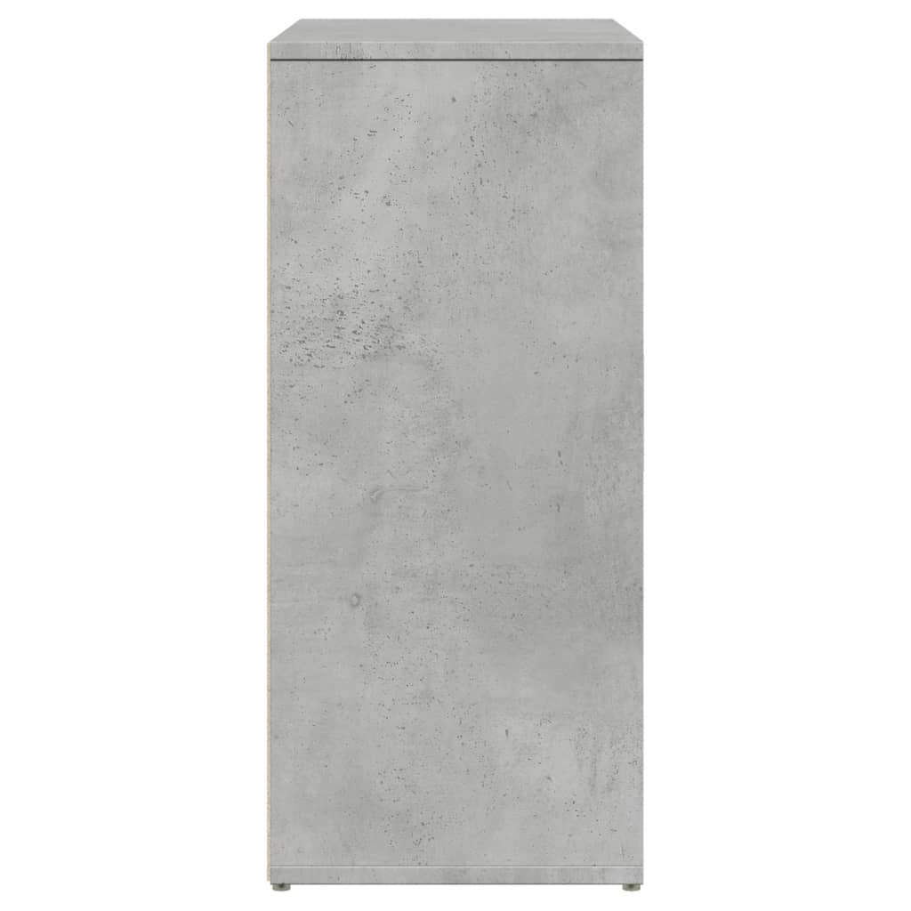 vidaXL Buffets 2 pcs gris béton 60x31x70 cm bois d'ingénierie