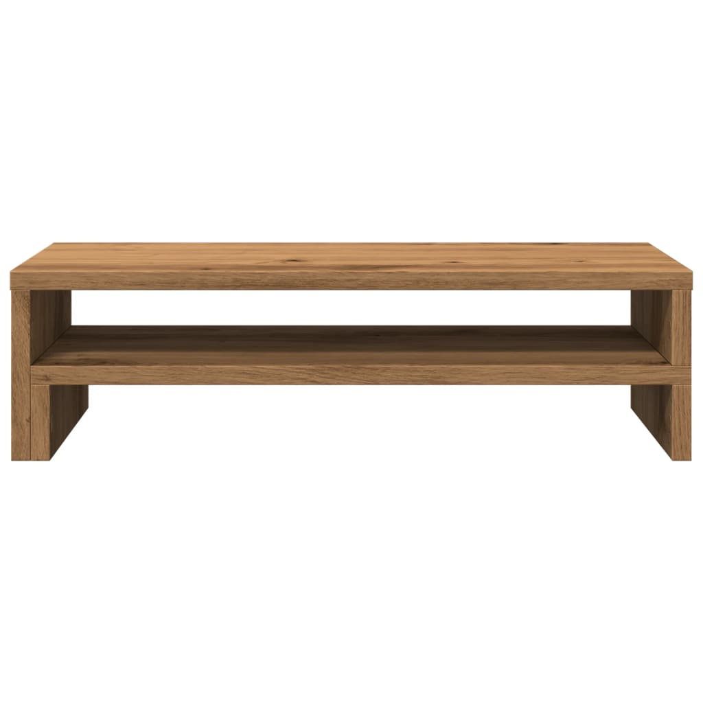 vidaXL Support de moniteur chêne artisanal 54x22x15 cm bois ingénierie