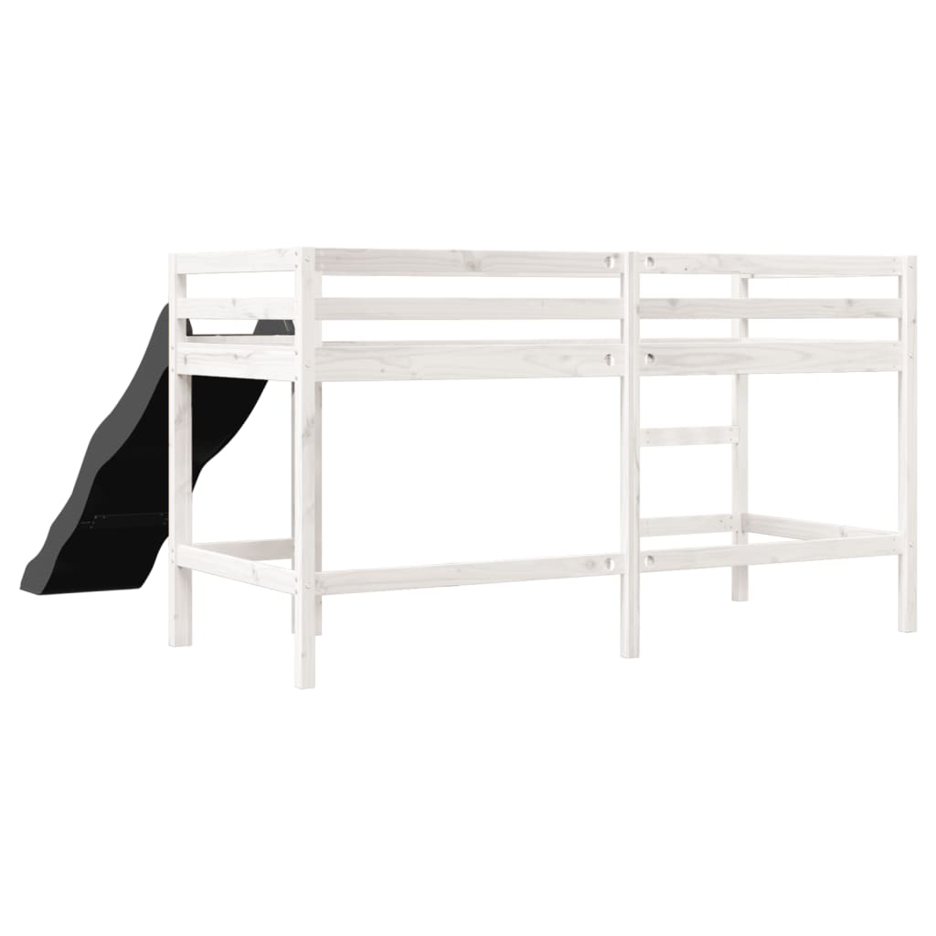 vidaXL Lit mezzanine d'enfants sans matelas 80x200 cm bois pin massif