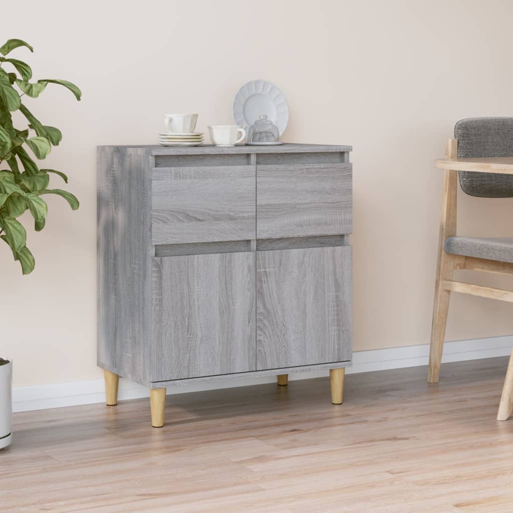 vidaXL Buffet Sonoma gris 60x35x70 cm Bois d'ingénierie