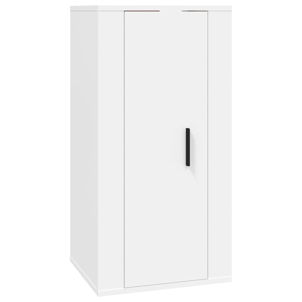 vidaXL Ensemble de meubles TV 7 pcs Blanc Bois d'ingénierie