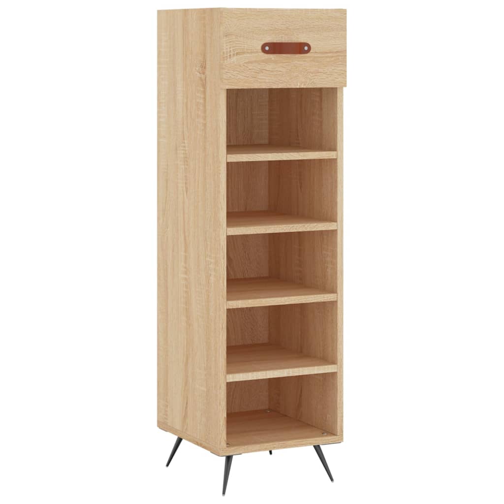 vidaXL Armoire à chaussures chêne sonoma 30x35x105cm bois d'ingénierie