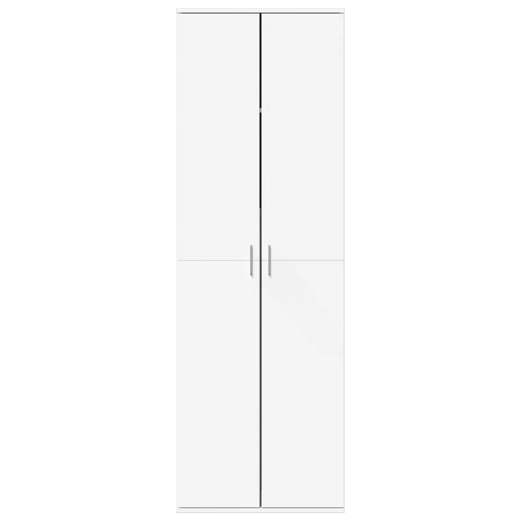 vidaXL Buffet haut blanc 60x35x180 cm bois d’ingénierie