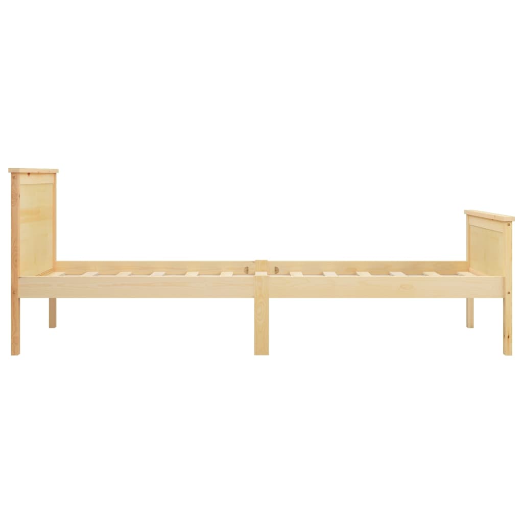 vidaXL Cadre de lit sans matelas bois massif de pin 100x200 cm