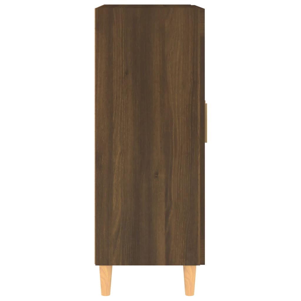 vidaXL Buffet Chêne marron 69,5x34x90 cm Bois d'ingénierie