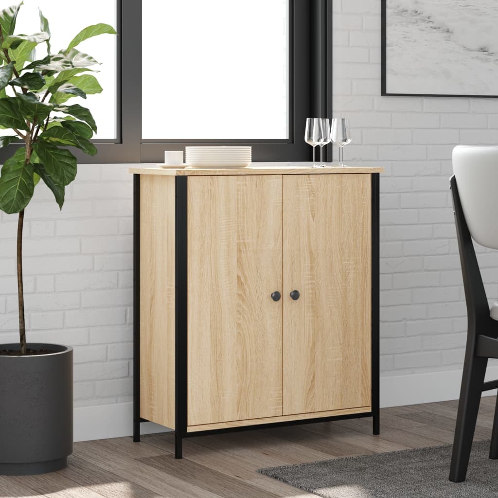 vidaXL Buffet chêne sonoma 70x30x80 cm bois d'ingénierie