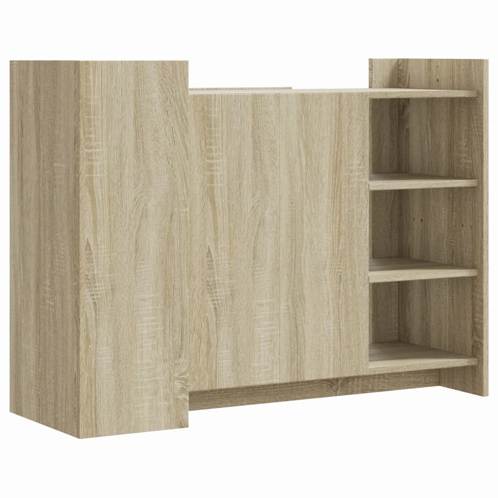 vidaXL Buffet chêne sonoma 100x35x75 cm bois d'ingénierie