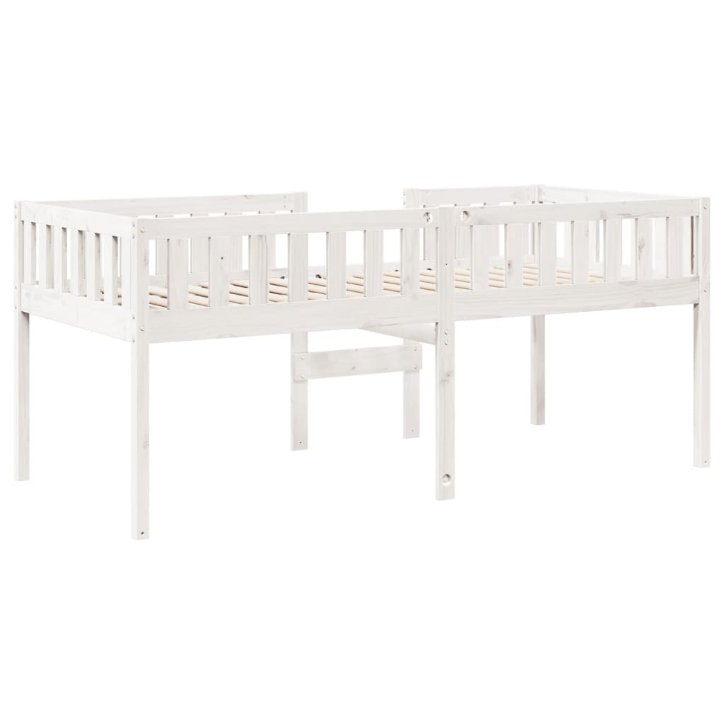 vidaXL Lit pour enfants sans matelas blanc 75x190cm bois de pin massif