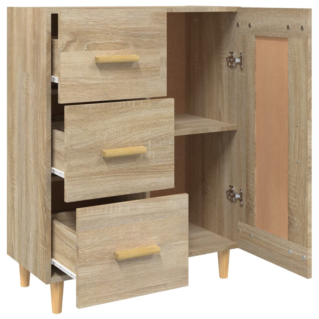 vidaXL Buffet Chêne sonoma 69,5x34x90 cm Bois d'ingénierie