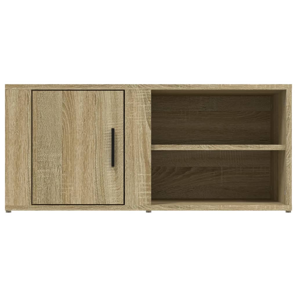 vidaXL Meubles TV 2 pcs Chêne sonoma 80x31,5x36 cm Bois d'ingénierie