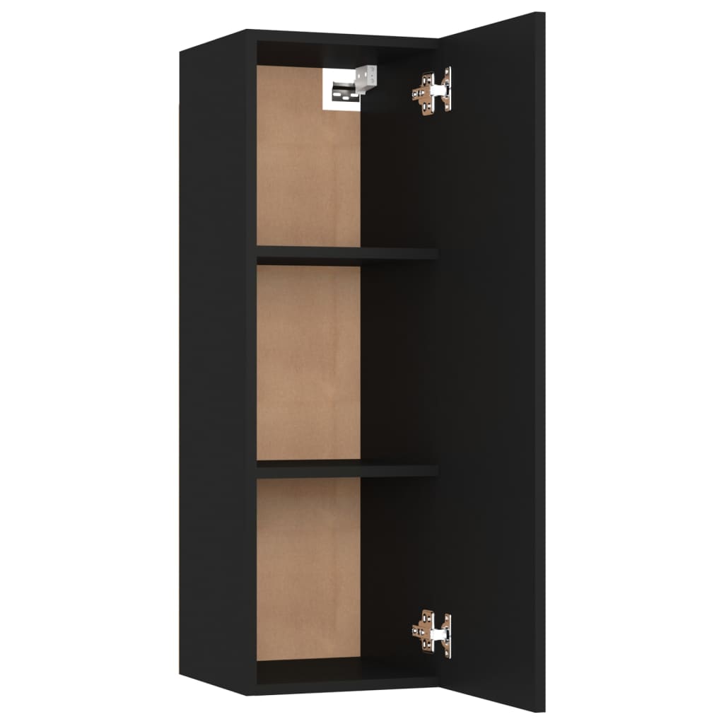 vidaXL Ensemble de meubles TV 5 pcs Noir Bois d'ingénierie