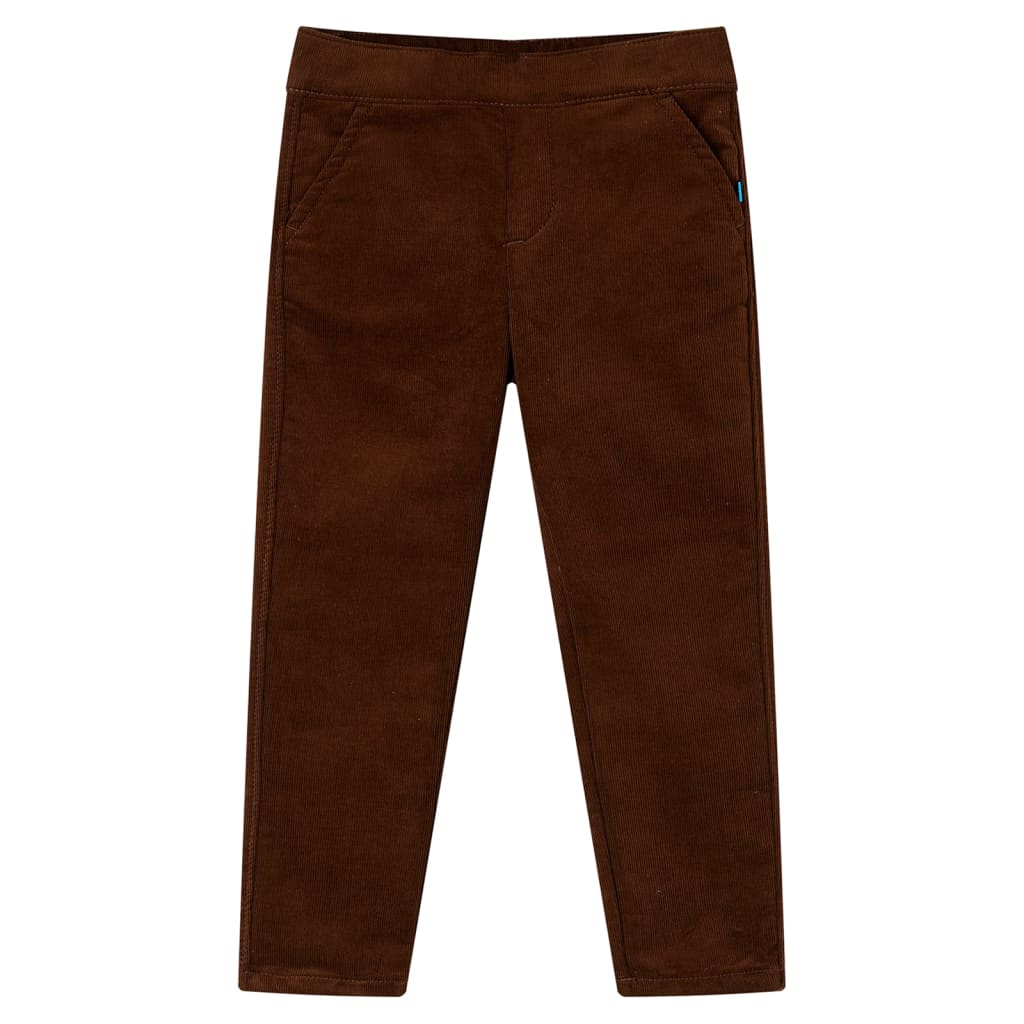 Pantalons pour enfants cognac 128