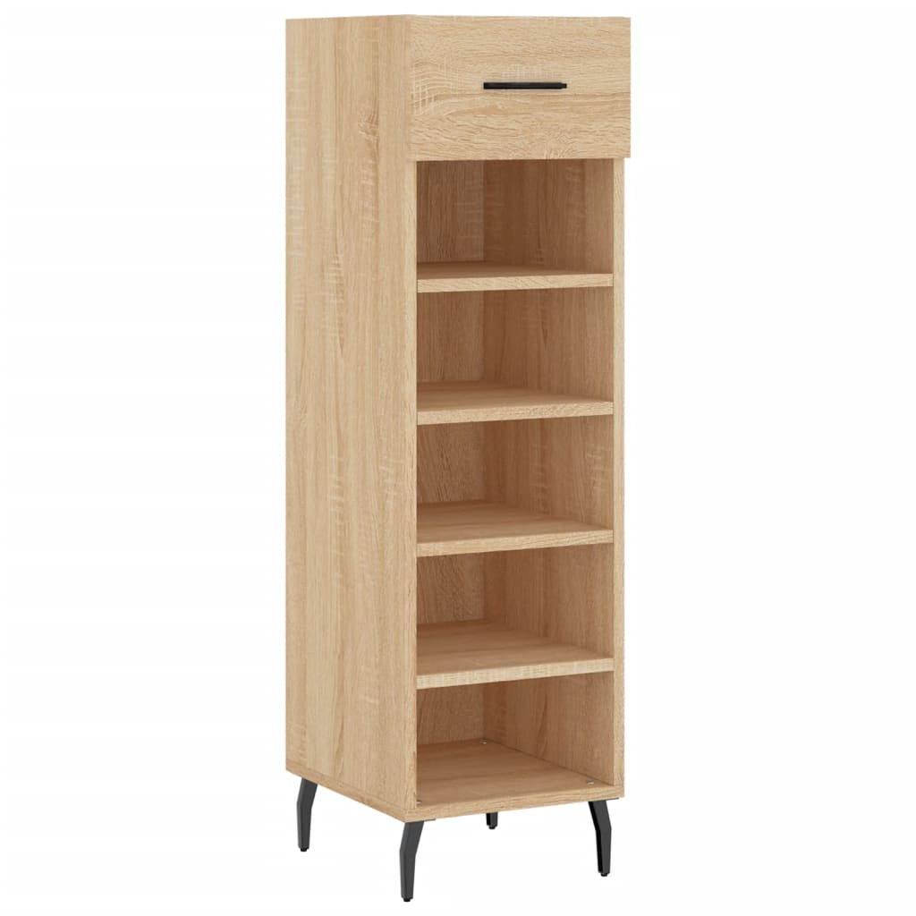 vidaXL Armoire à chaussures chêne sonoma 30x35x105cm bois d'ingénierie