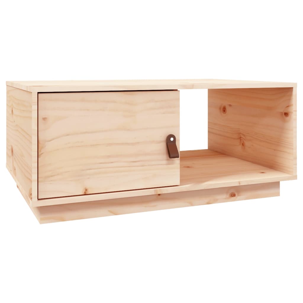 vidaXL Table basse 80x50x35,5 cm Bois massif de pin