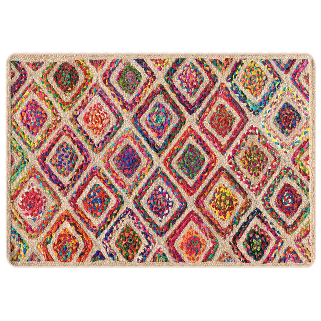 vidaXL Tapis lavable multicolore 120x180 cm antidérapant