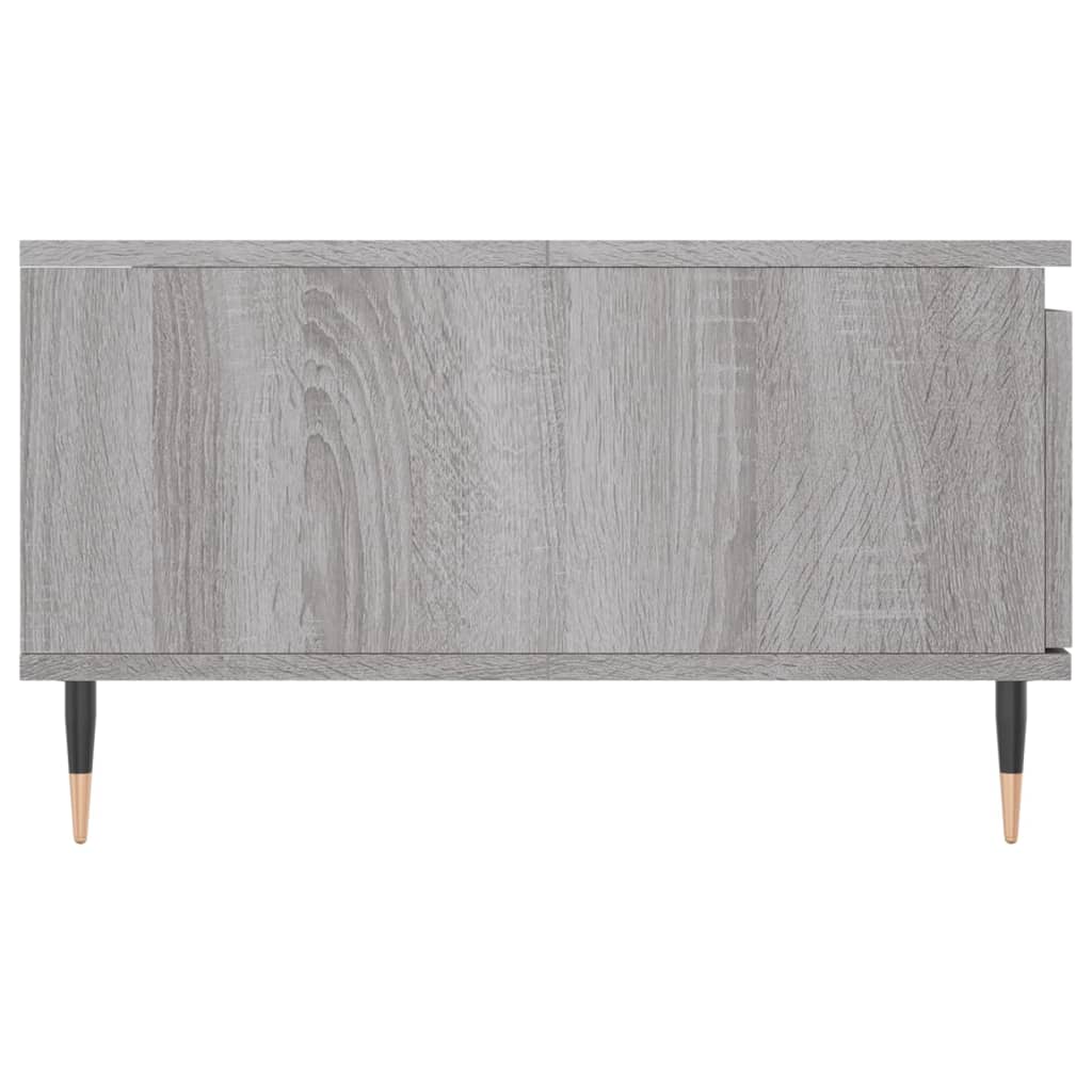 vidaXL Table basse sonoma gris 90x60x35 cm bois d'ingénierie